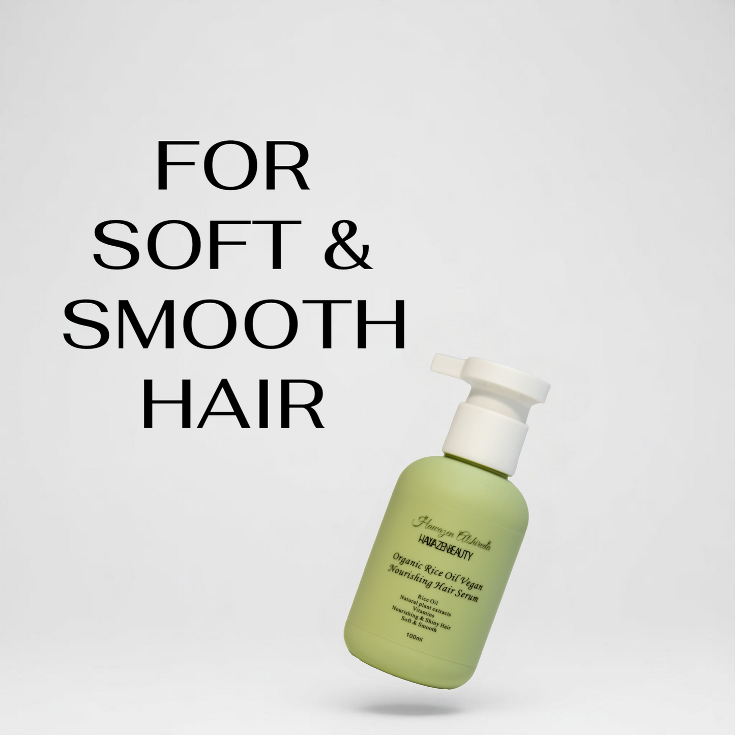 Rice Oil Nourishing Hair Serum - HawazenBeauty