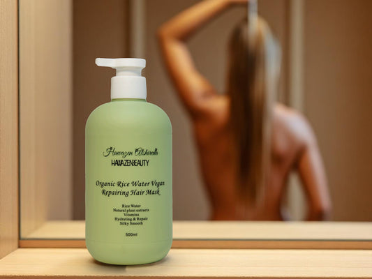Rice Water Repairing Hair Mask - HawazenBeauty